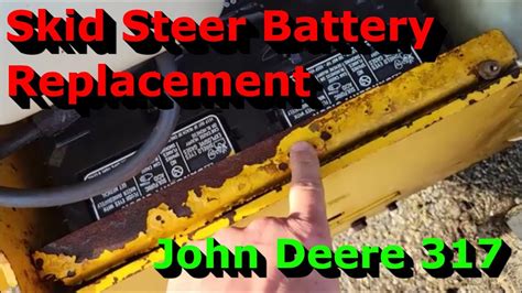 john deere 250 skid steer battery removal|john deere battery replacement.